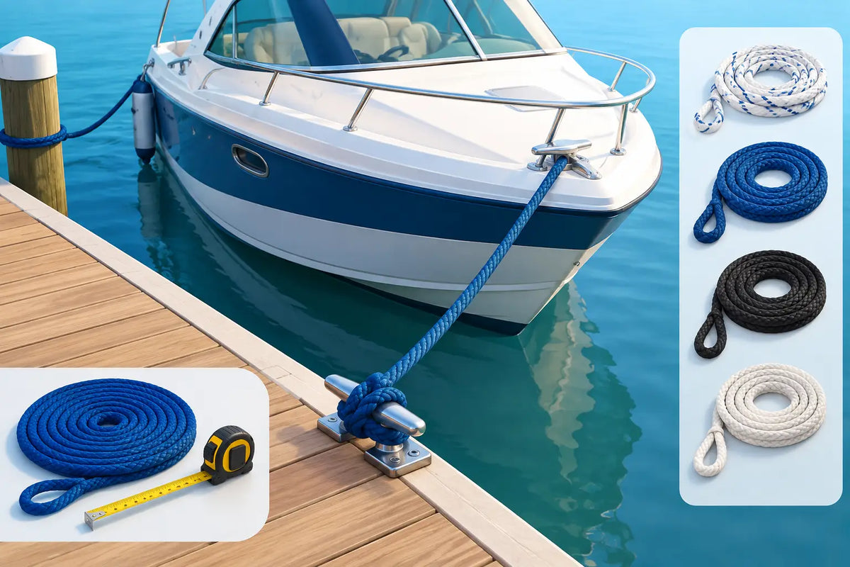 How to Size Dock Lines for Your Boat Correctly