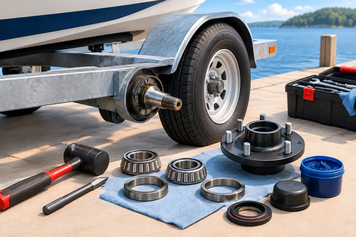How to Replace Boat Trailer Bearings Safely