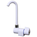 Scandvik Tall Tap wFolding Spout  White Powder Coat Finish 10182P