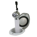 Scandvik White  SS Recessed Transom Shower HandleHose  VerticalHorizontal Mount  6 Hose 12131