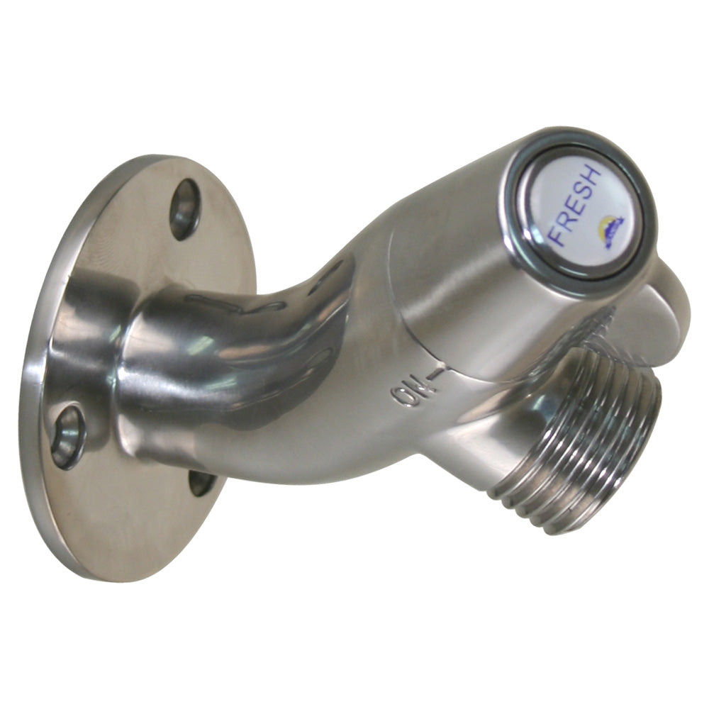 Scandvik Ceramic Angled Washdown Valve  SS Spigot 10175P