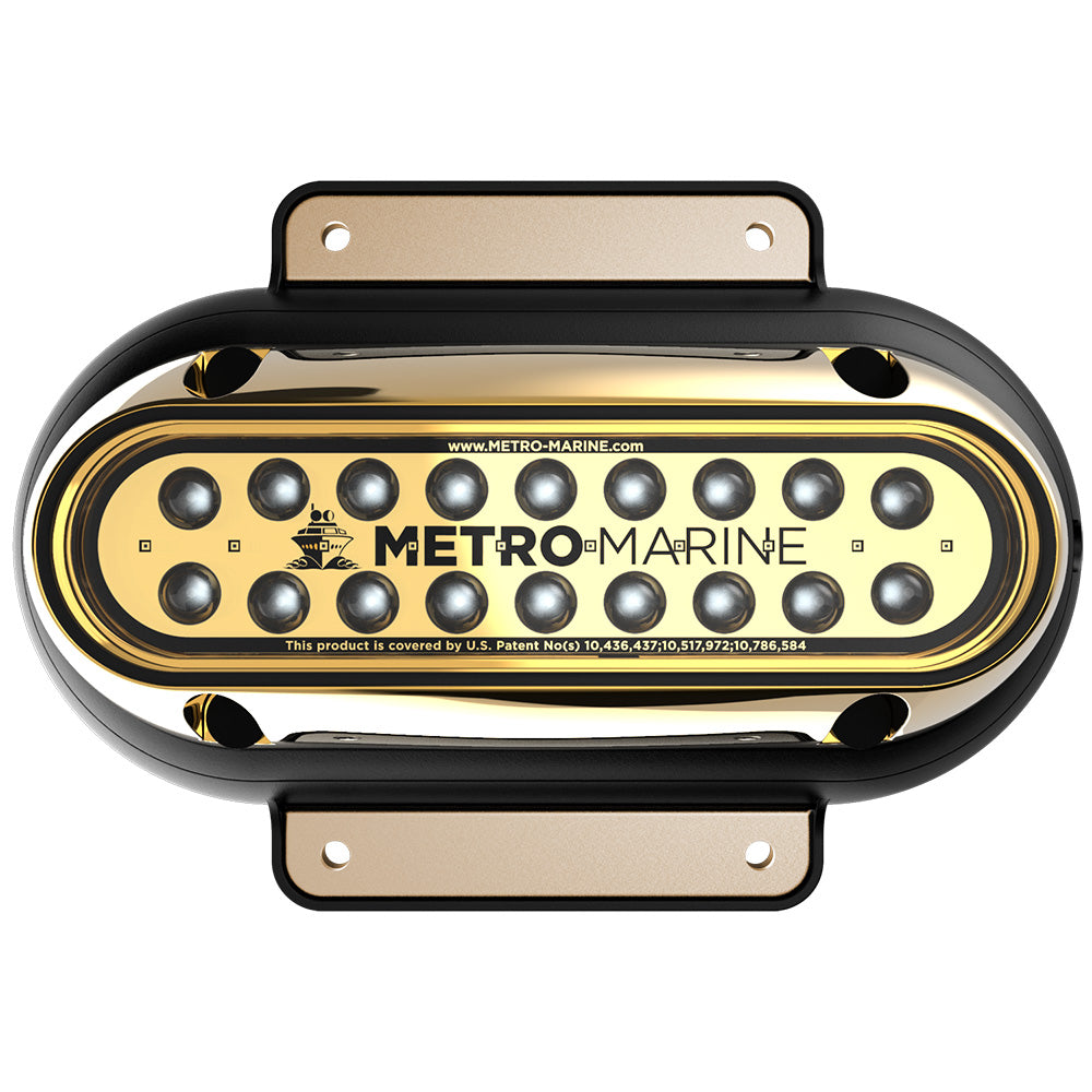 Metro Marine HighOutput Elongated Surface Mount Light wIntelligent Monochromatic LEDs  Green 90 Beam FSME1HG390