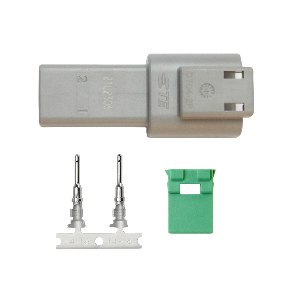 Pacer DT Deutsch Receptacle Repair Kit  1418 AWG 2 Position TDT04F2RP