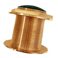 Echonautics Bronze LowProfile ThruHull MediumFrequency CHIRP Transducer  1kW 18 Tilt 85135kHz BT87M1KW18