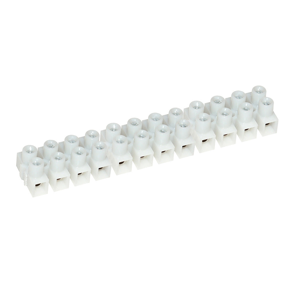 Pacer 20A Euro Style Terminal Block  12 Gang  5 Pack E200125