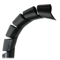 Pacer 12 Spiral Wrap  Black  100 Roll BSW12BK100
