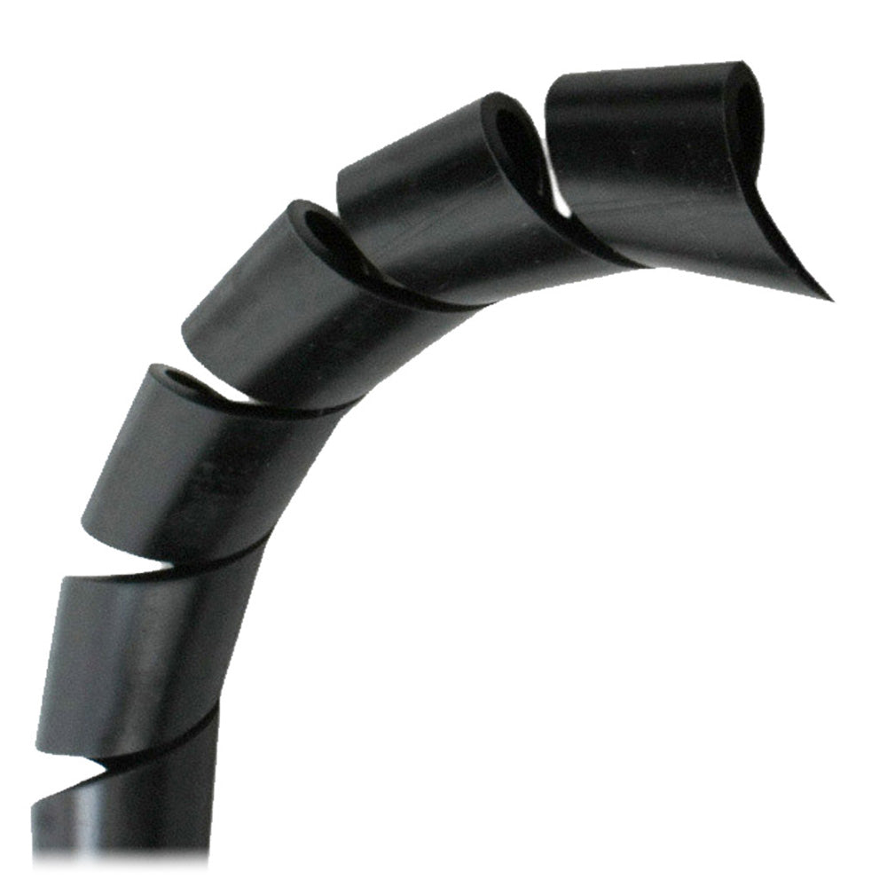 Pacer 12 Spiral Wrap  Black  100 Roll BSW12BK100