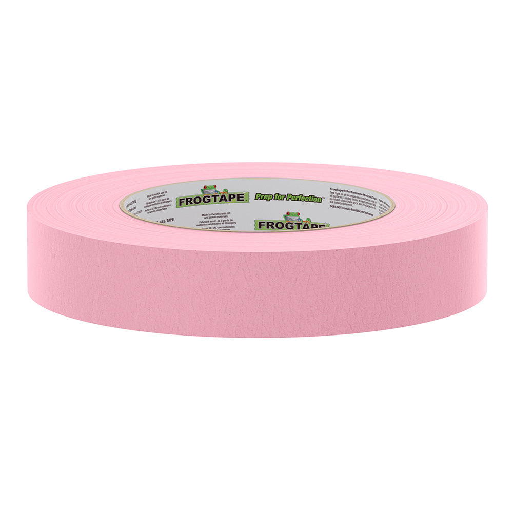 FrogTape CP 325 MediumHigh Adhesion Masking Tape  24MM x 55M x 12Pack  Pink  Rated f325F 105333