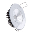 Lumitec Illusion Flush Mount LED Down Light  White  NonDimming  White Housing  MIrrored Housing 117143