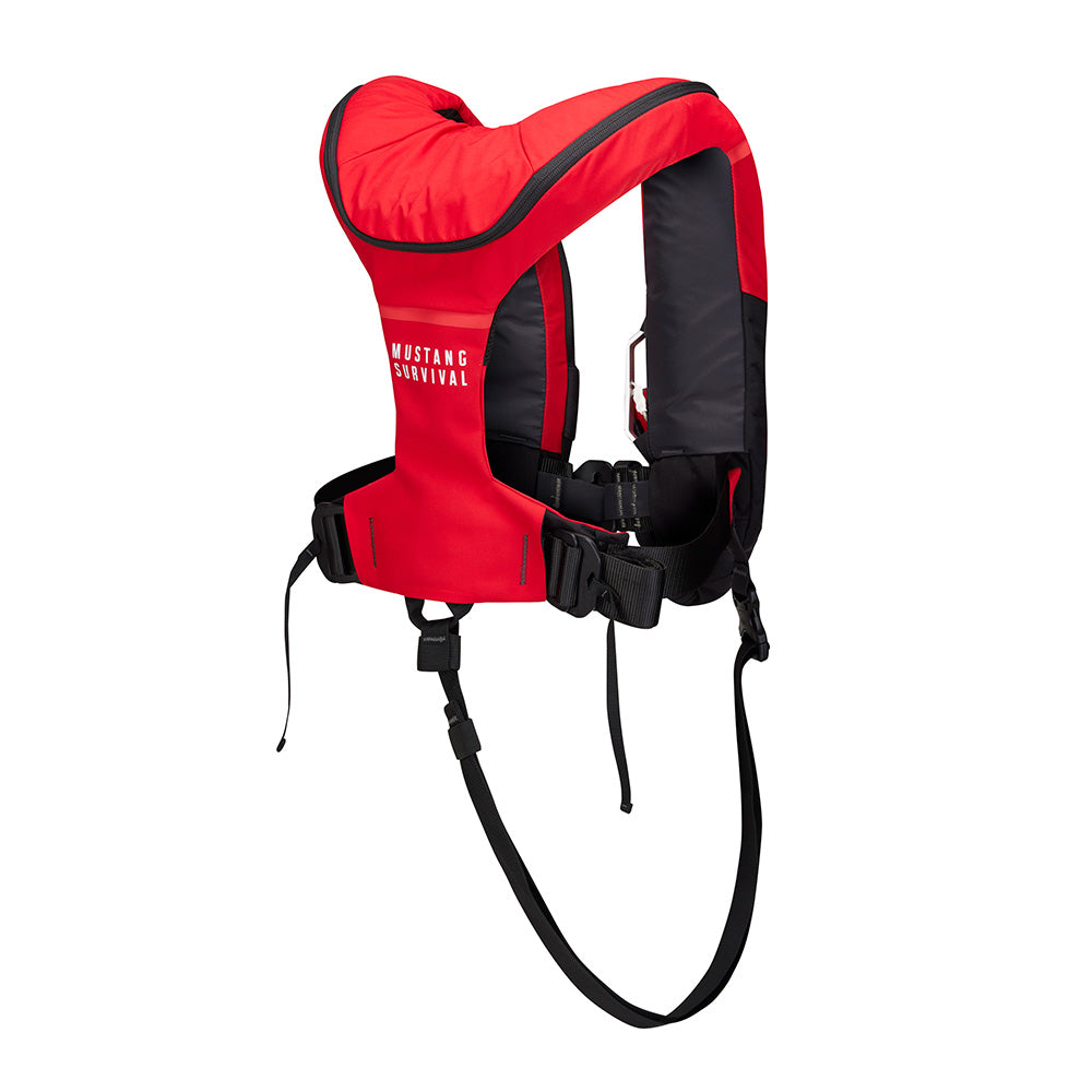 Mustang Atlas 190 DLX Open Ocean Inflatable PFD  RedBlack MD3195E11230