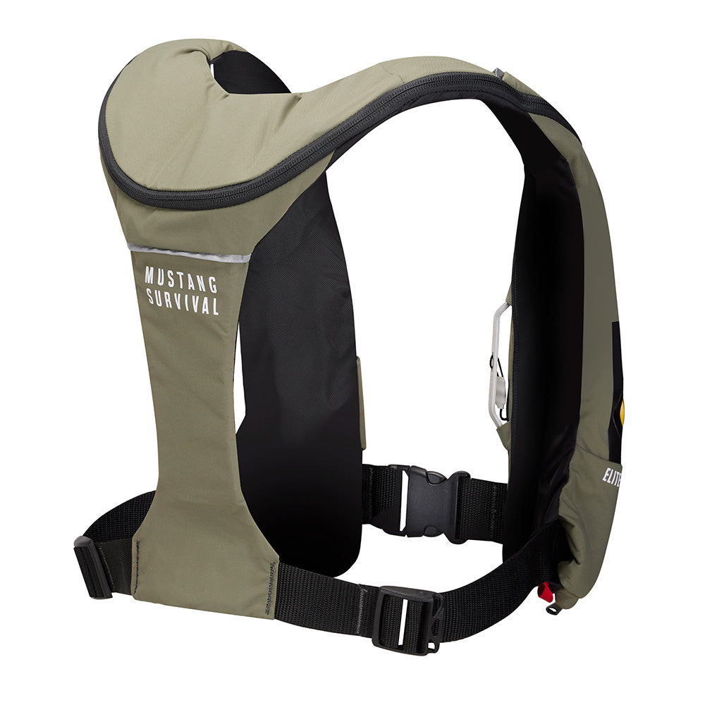 Mustang Elite 120 Coastal Inflatable PFD  Everglade Green MD51702920