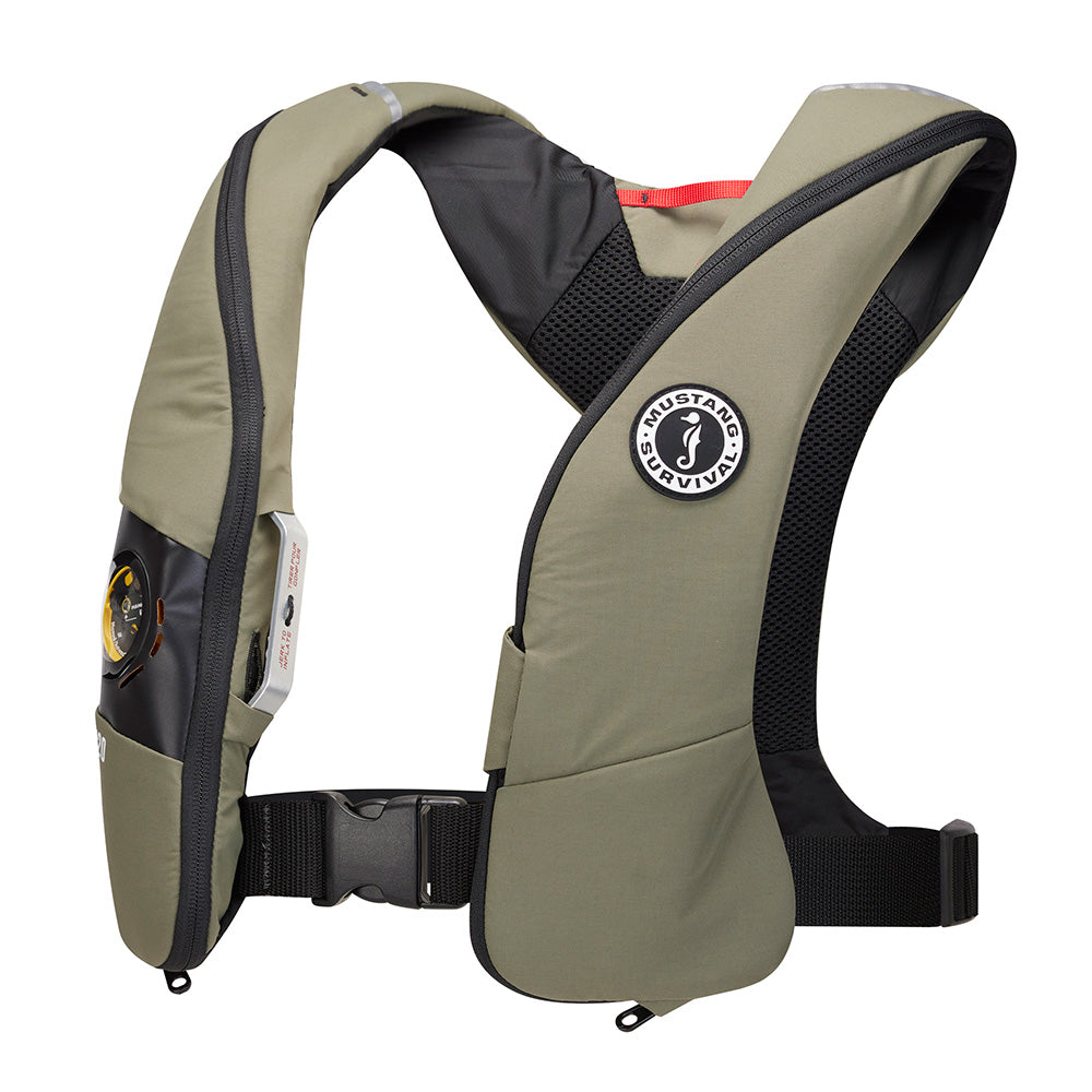 Mustang Elite 120 Coastal Inflatable PFD  Everglade Green MD51702920