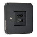 Scanstrut TILE USBC Interior Charging Socket  1224V  Black Bezel SCTILE20