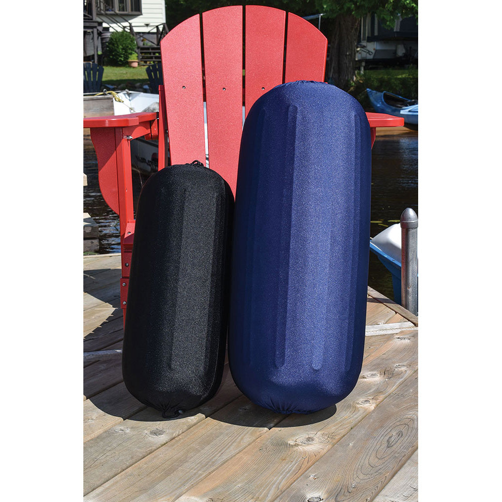 Dock Edge Reversible Fender Cover  BlackBlue  Medium DE965869F