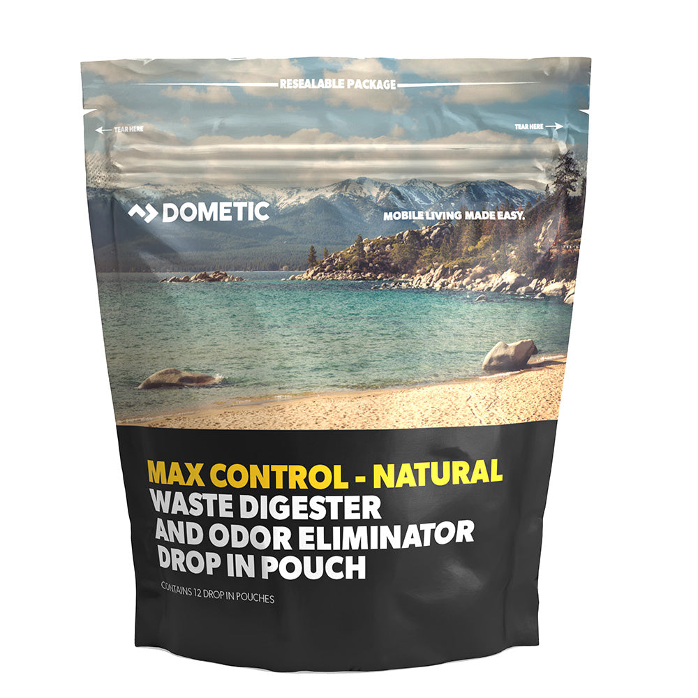 Dometic Max Control Waste Digester  Odor Eliminator DropIn Pouch  12Pack 9620000730
