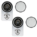 Secure Outdoors Elite Lock  Dual  Universal  Silver SOELDUNSV
