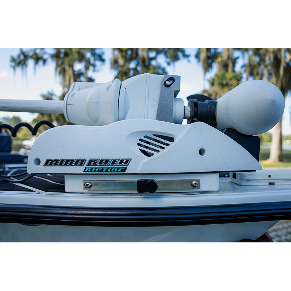 Secure Outdoors Elite Lock  Single  Minn Kota QRB  Silver SOELSMKSV