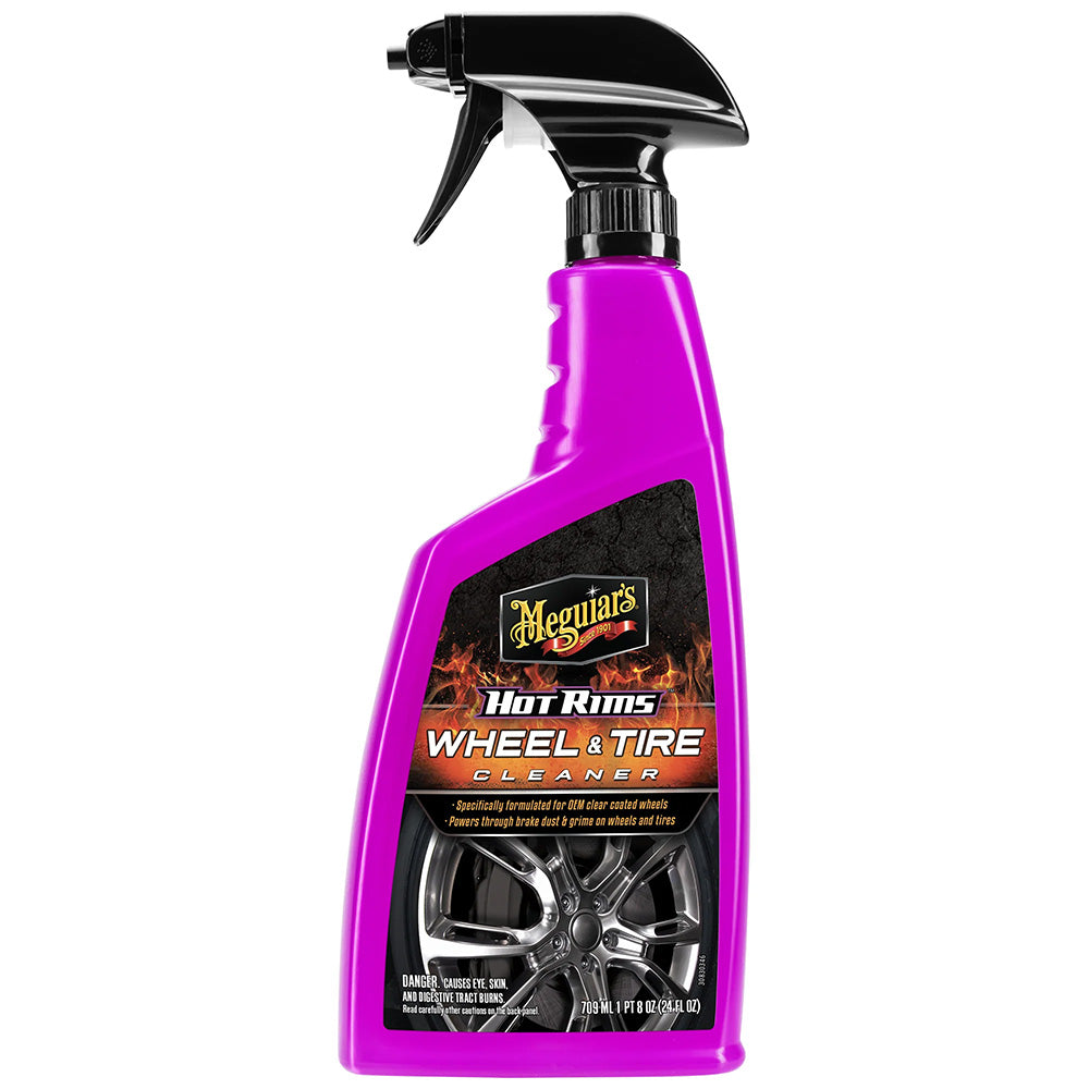 Meguiars Hot Rims Wheel  Tire Cleaner  24oz G9524