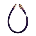 Trident Marine 20 Pigtail Hose Male Fitting x 14 Male Inverted Flare Fitting 1014140120
