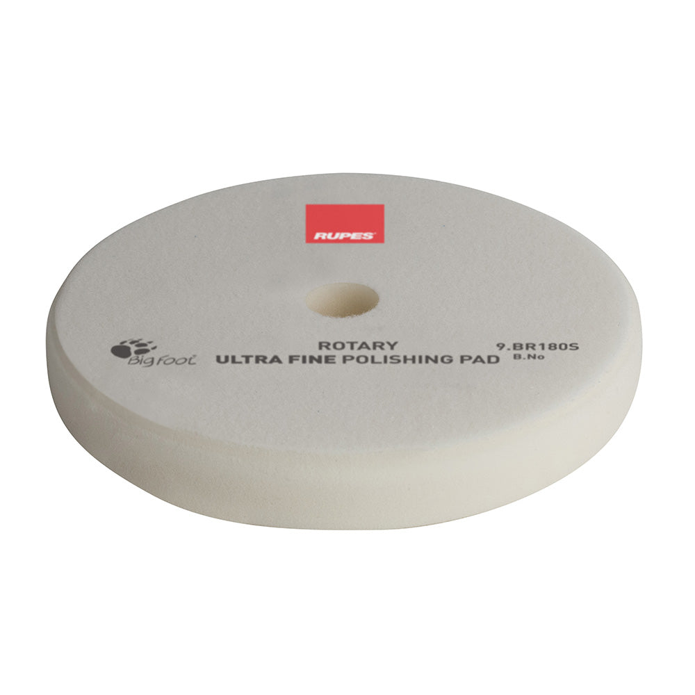 RUPES Rotary UltraFine Polishing Foam Pad 155160mm  White 9BR180S