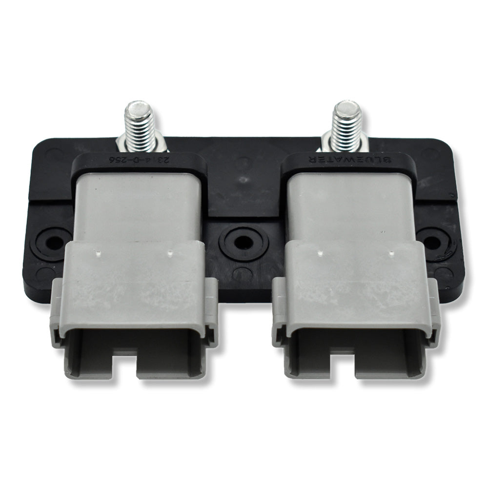 Bluewater Dual 12 Position Male Sealed Deutsch Connector Busbar  516 Stud 2314D256