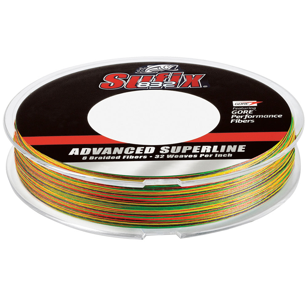 Sufix 832 Braid  30lb  Fire Tiger  300 yds 660130FT