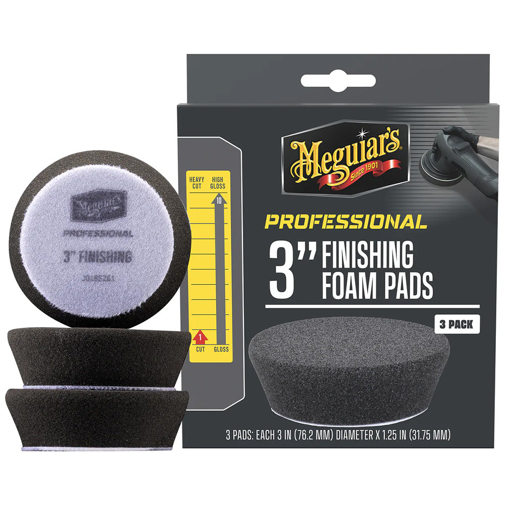Meguiars Professional 3 Finishing Foam Pads 3Pack M3FFP3