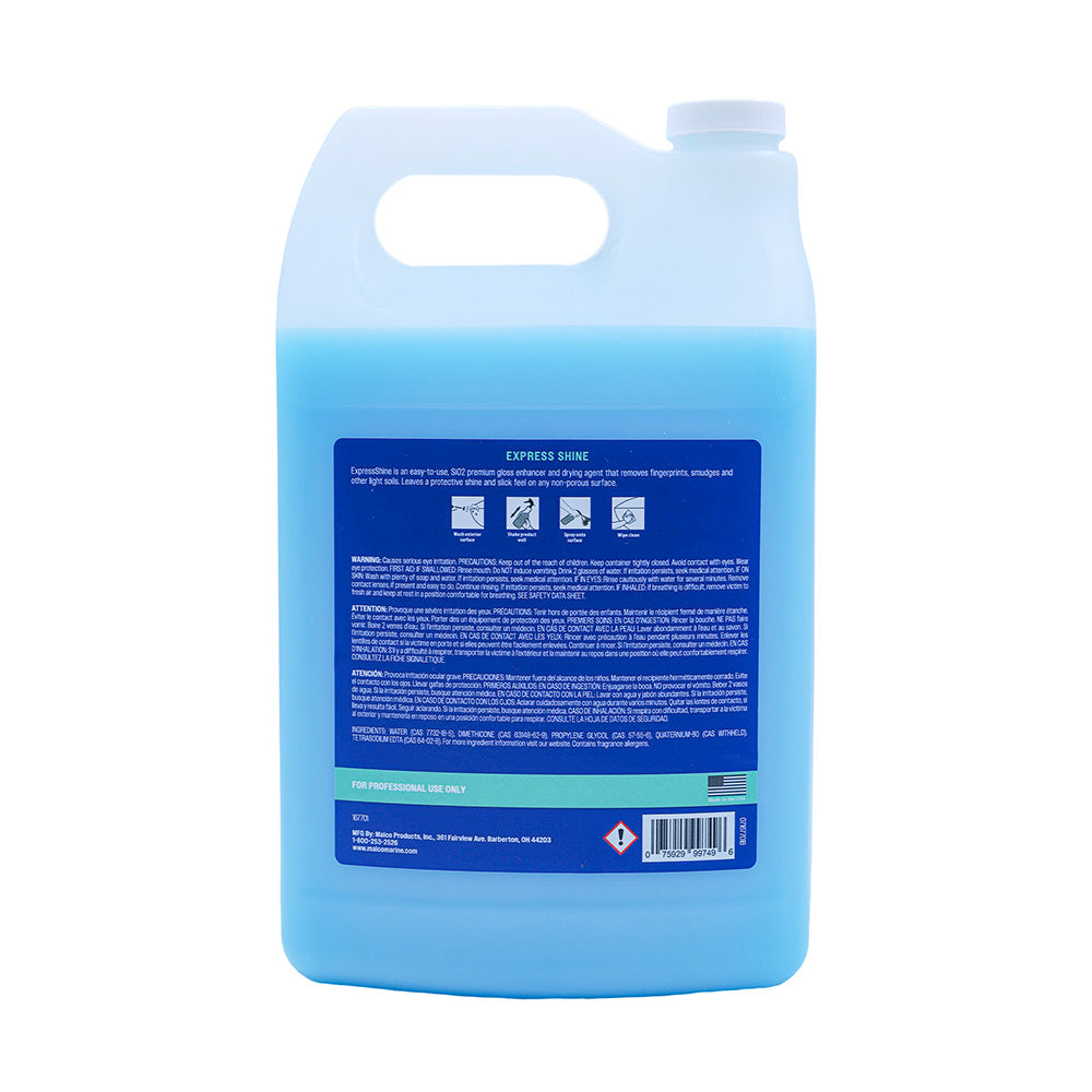 Malco Express Shine SiO2 Detail Spray  1 Gallon 167701