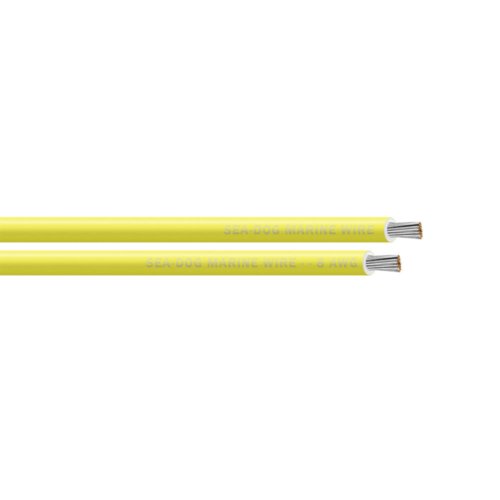 SeaDog 8 AWG Yellow Primary Wire  1000 8008039