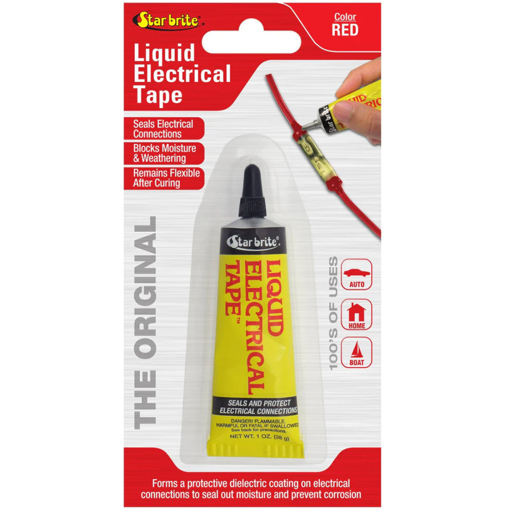 Star brite Liquid Electrical Tape  Red  1 oz 84155