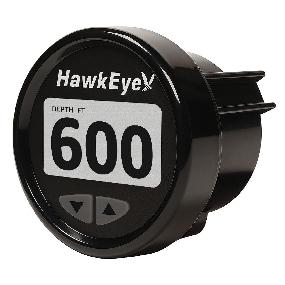HawkEye DepthTrax Edge InDash Depth Finder  HD Color Display  600 Max Depth  TM Transducer DT3BXTM