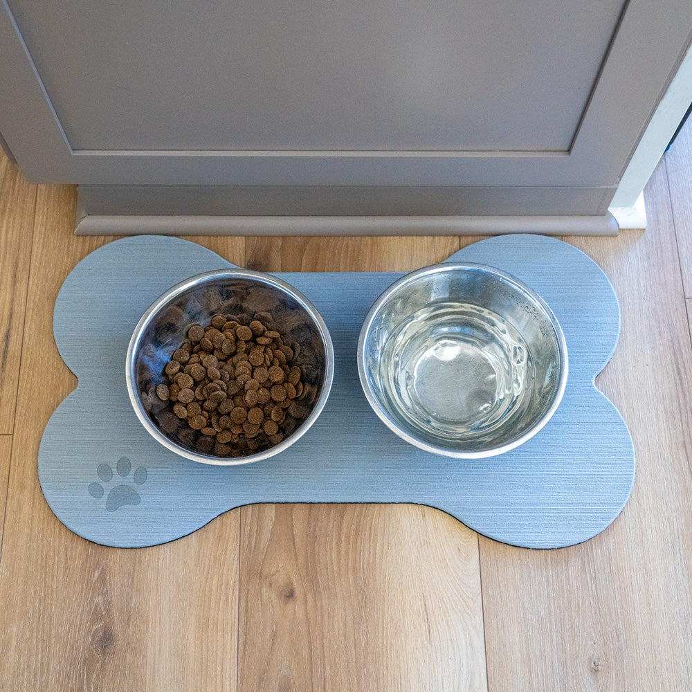 SeaDek Dog Bowl Mat  Storm GreyBlack  Large  165 x 295 6320790837
