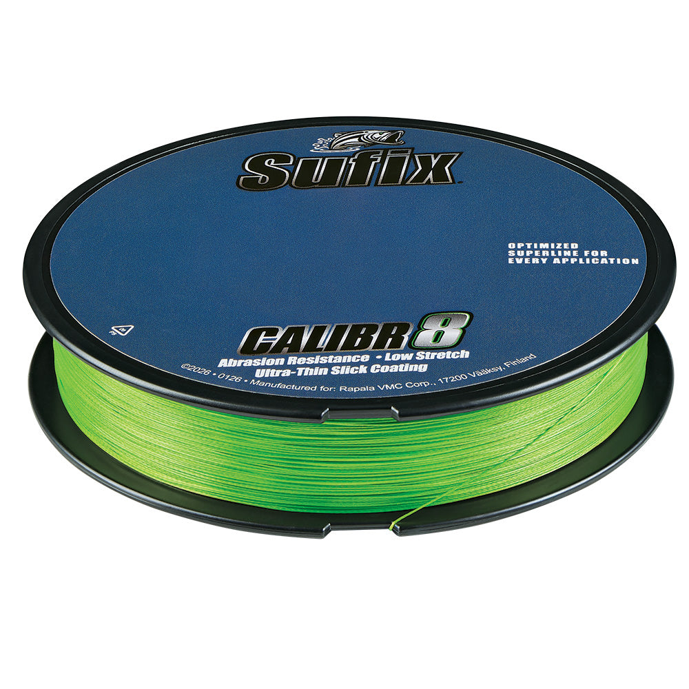 Sufix Calibr8 Braid 150yds 40lb  Neon Lime 694040L