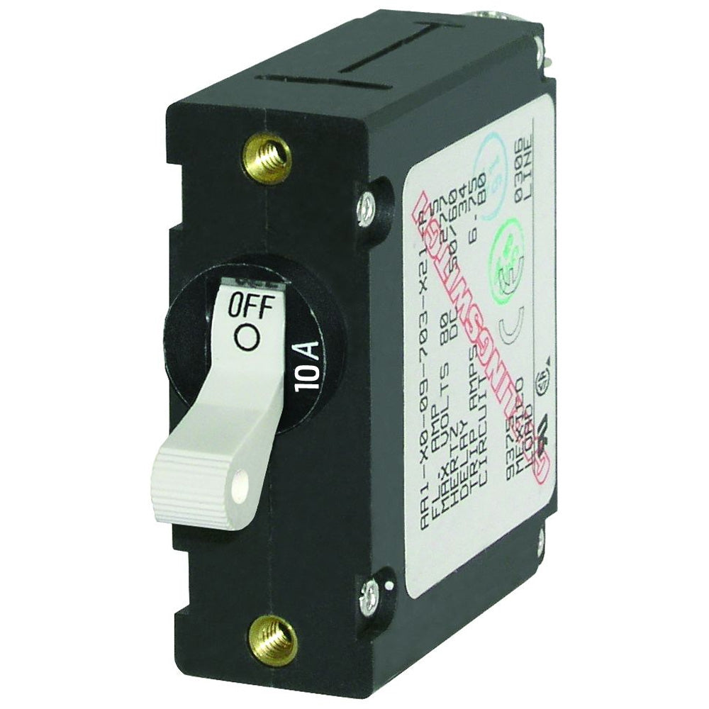 Blue Sea 7206 ACDC Single Pole Magnetic World Circuit Breaker  10AMP 7206