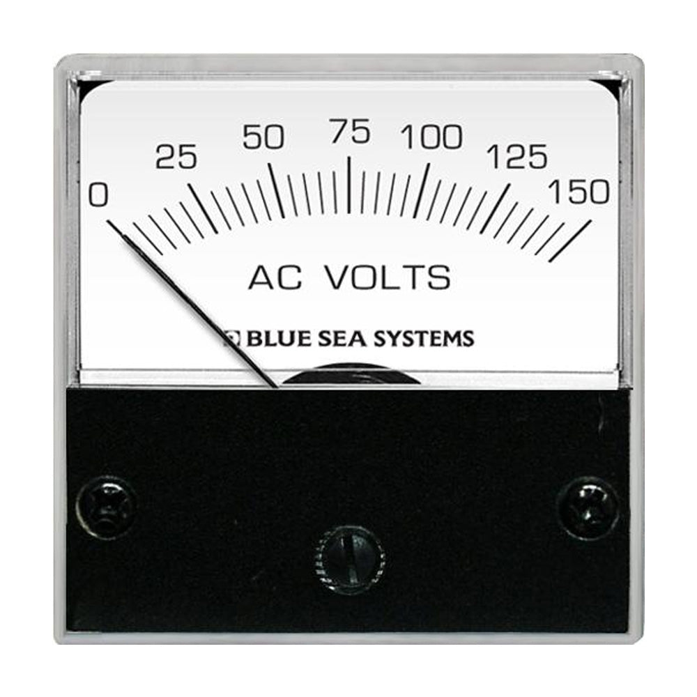 Blue Sea 8244 AC Analog Micro Voltmeter  2 Face 0150 Volts AC 8244