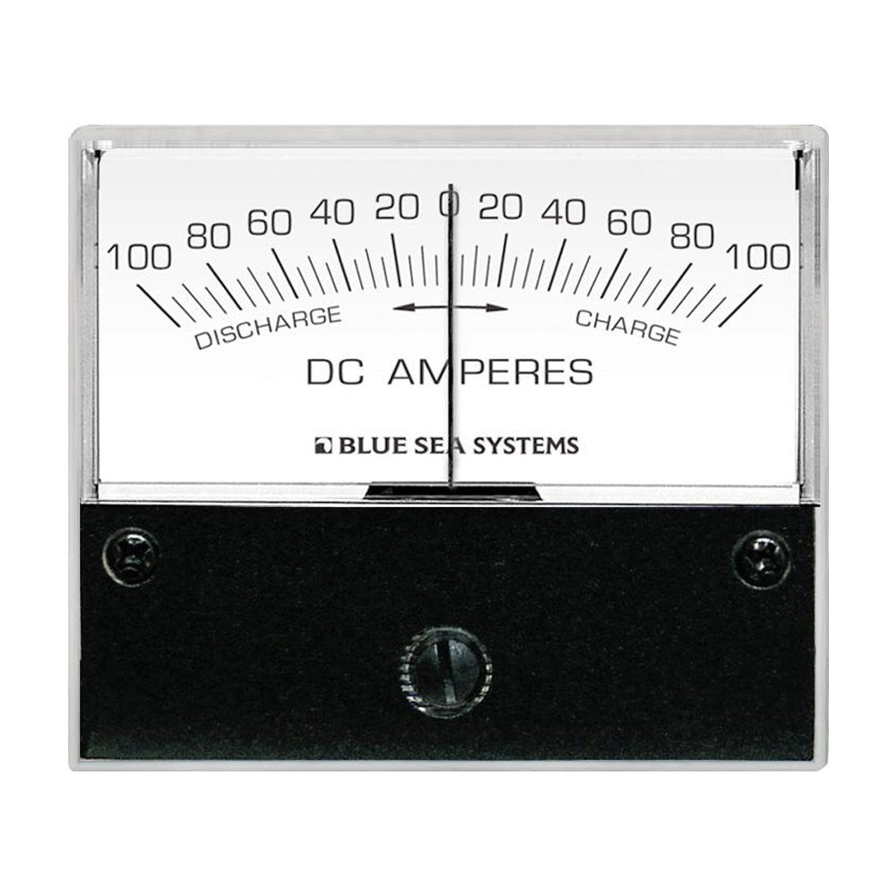 Blue Sea 8253 DC Zero Center Analog Ammeter  234 Face 1000100 Amperes DC 8253