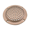 Perko 4 Round Bronze Strainer MADE IN THE USA 0086DP4PLB