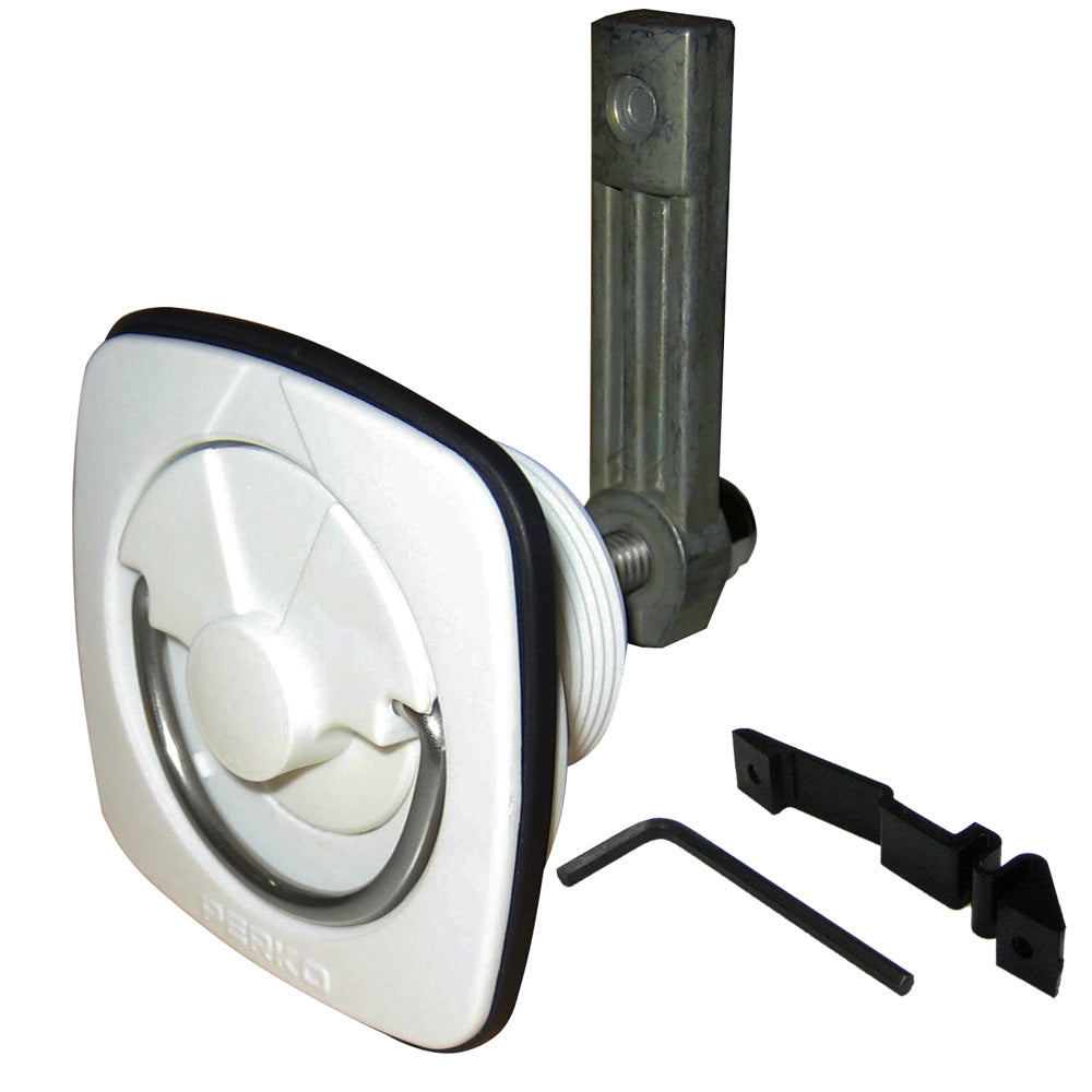 Perko Flush Latch  White 1082DP3WHT