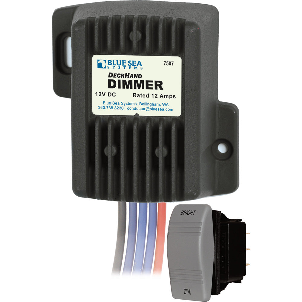 Blue Sea 7507 DeckHand Dimmer  12 Amp12V 7507