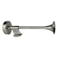 Schmitt Marine Deluxe AllStainless Shorty Single Trumpet Horn  12V 10009
