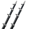 TACO 15 Telescopic Outrigger Poles HD 112  BlackSilver OT0542BKA15HD