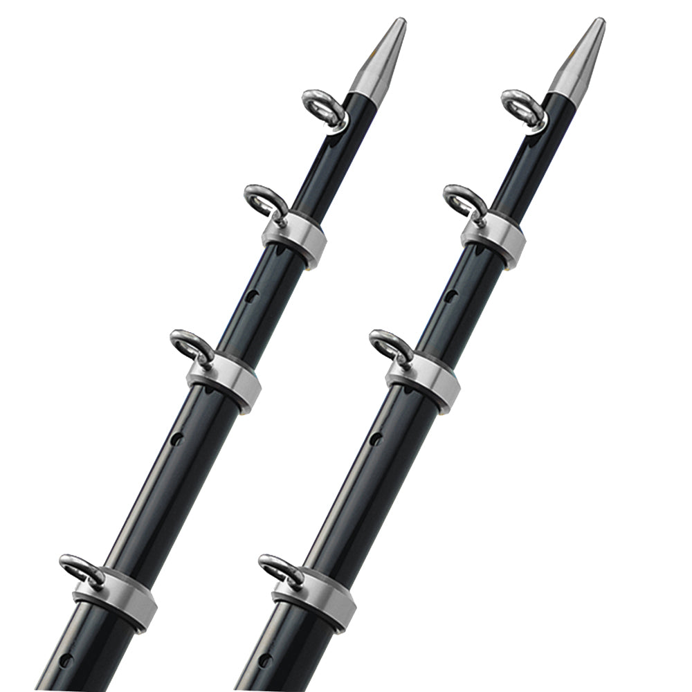 TACO 15 Telescopic Outrigger Poles HD 112  BlackSilver OT0542BKA15HD