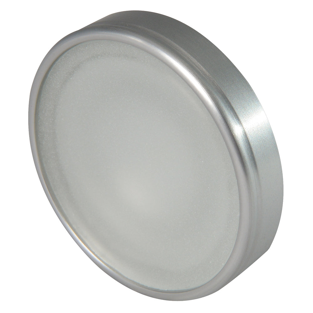 Lumitec Halo  Flush Mount Down Light  Brushed Finish  4Color WhiteBlueRedPurple NonDimming 112800