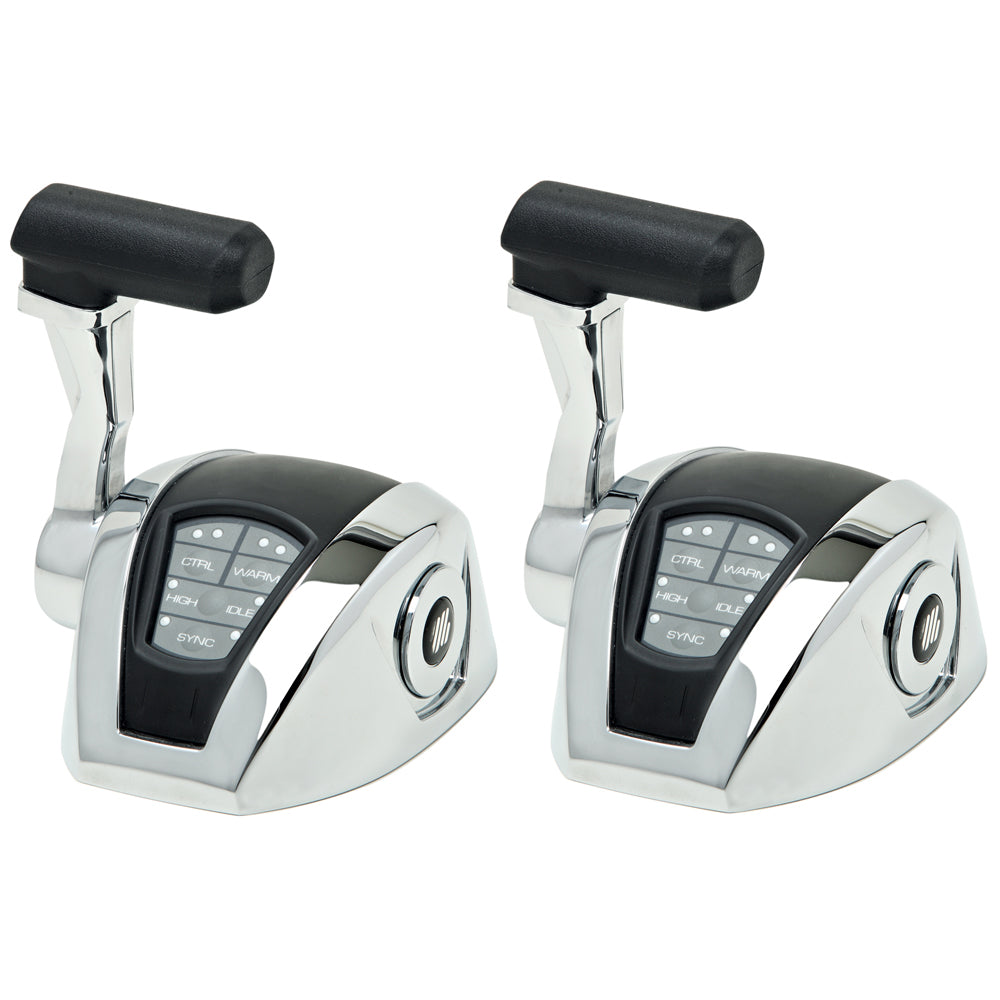 UFlex Power A Electronic Control Package  Single EngineDual Station  Electronic ThrottleMechanical Shift EM12