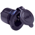 Marinco Marine OnBoard Hard Wired Charger Inlet  15Amp  Black 150BBI