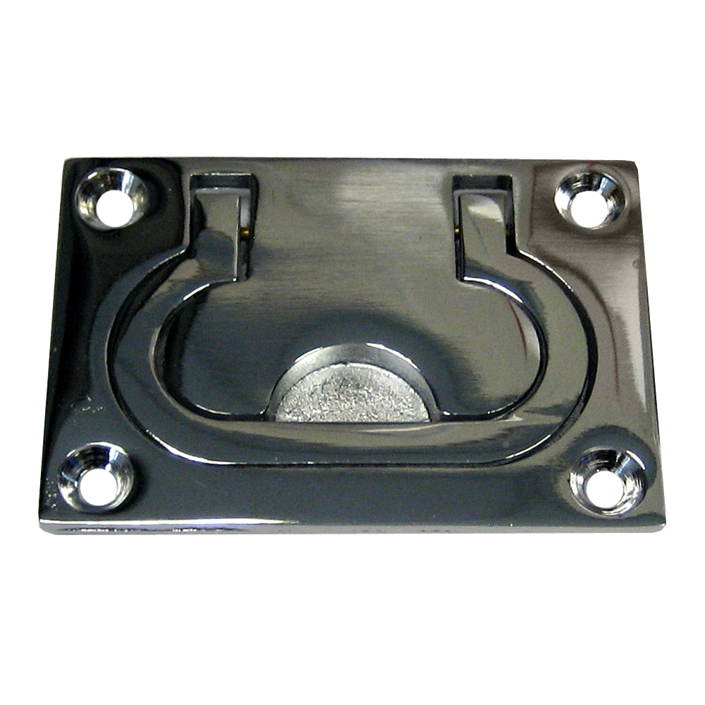 Whitecap Flush Pull Ring  CPBrass  3 x 2 S3364C
