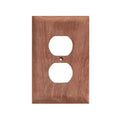 Whitecap Teak Outlet CoverReceptacle Plate 60170