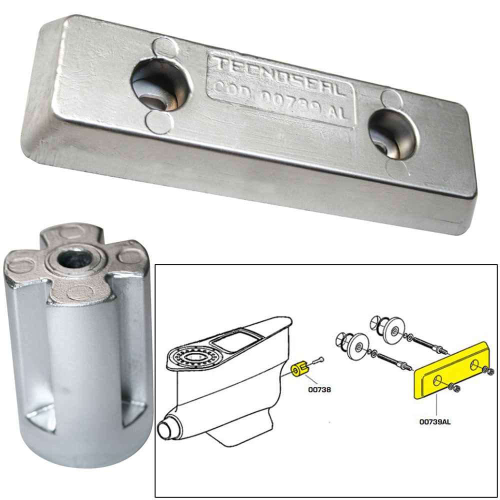 Tecnoseal Anode Kit  Volvo IPS  ZincAluminum 20715
