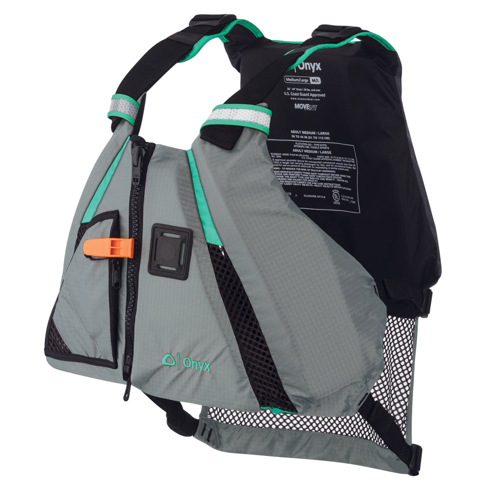 Onyx MoveVent Dynamic Paddle Sports Life Vest  ML  Aqua 12220050504015