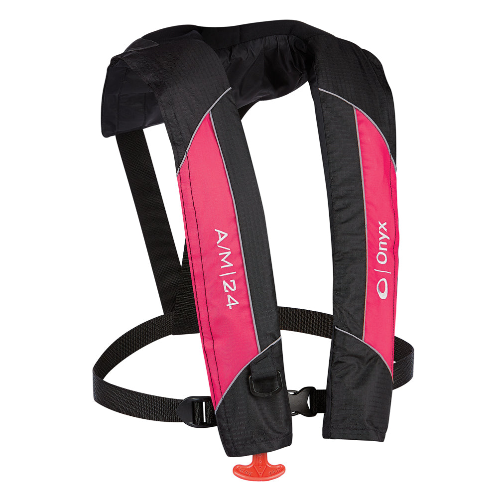 Onyx AM24 AutomaticManual Inflatable PFD Life Jacket  Pink 13200010500414